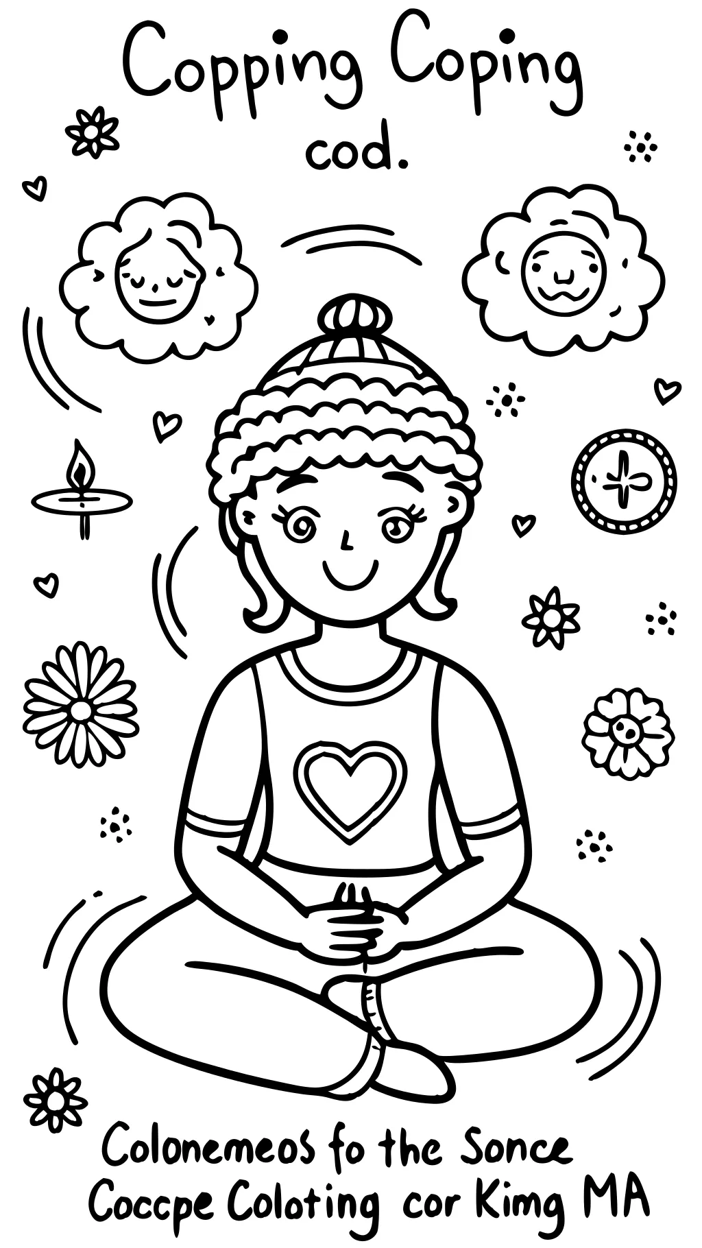 coping skills coloring pages